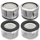 4Pcs Bathroom Faucet Aerator Replacement Set 15/16" 24mm, 2.2 GPM - Leak-Proof & Water-Saving Faucet Aerators, Rust-Resistant Bathroom Sink Aerator Replacement - Kitchen Sink Aerators, Male Connector
